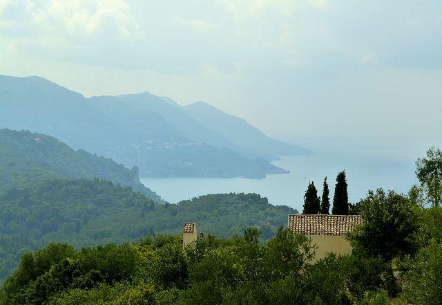 Corfu - west coast landscape