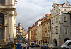 Mosteka from the Lesser Town Square, Lesser Town, Prague