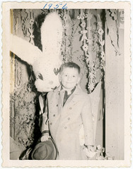 Easter Bunny and Boy, 1956