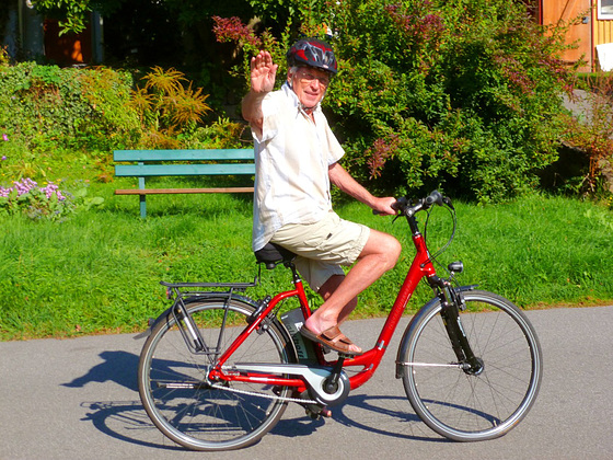 Viel Freude beim Radfahren - multe da plezuro ĉe biciklado