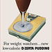 D-Zerta Diet Pudding Ad, c1958