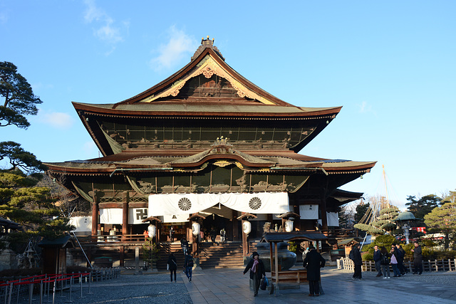 Japan, Zenkō-ji Temple in Nagano