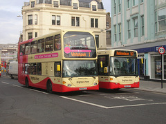 DSCN4920 Brighton and Hove 626 (YN04 GJY) and 52 (YN58 BCF) - 28 Sep 2010