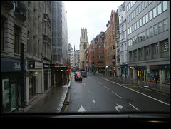 down Fleet Street to St Dunstan's