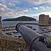 Threat on the old port of Ragusa (Dubrovnik)