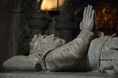 Lisbon, Sculpture of Luís de Camões on His Tomb in the Church of Jeronimos