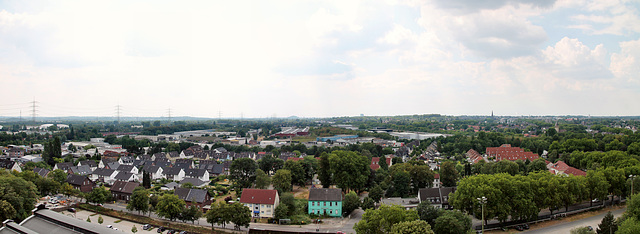 Panoramablick vom Fördergerüst Schacht Prosper II