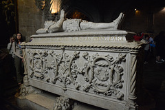 Lisbon, The Tomb of Luís de Camões in the Church of Jeronimos