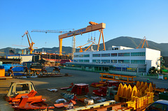 DSME shipyard, Okpo South Korea