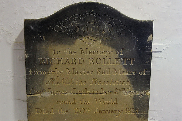 Memorial rescued from the now cleared churchyard of All Saints Gainsborough, Lincolnshire