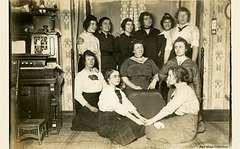 Eleven Ladies in the Parlor