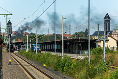 Bahnhof Freiberg erreicht
