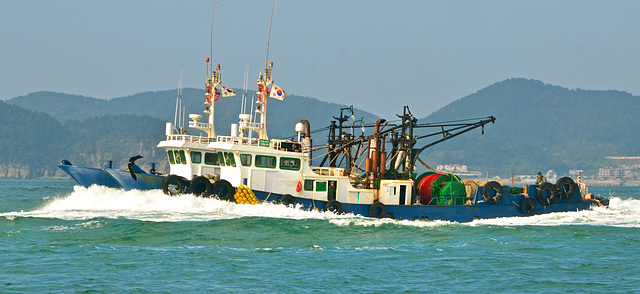 Korean fishing boats