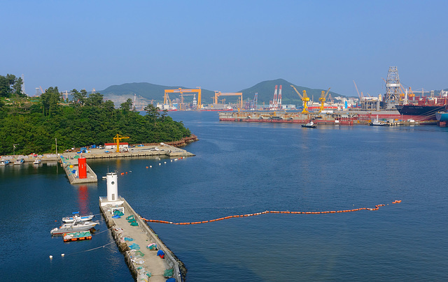 Okpo Harbour and DSME