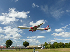 G-VRED approaching Heathrow - 6 June 2015