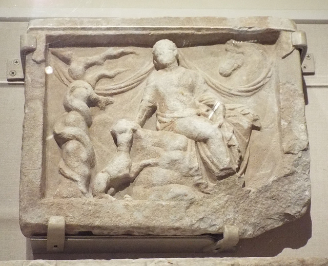 Marble Hero Relief from Pergamon in the Metropolitan Museum of Art, June 2016