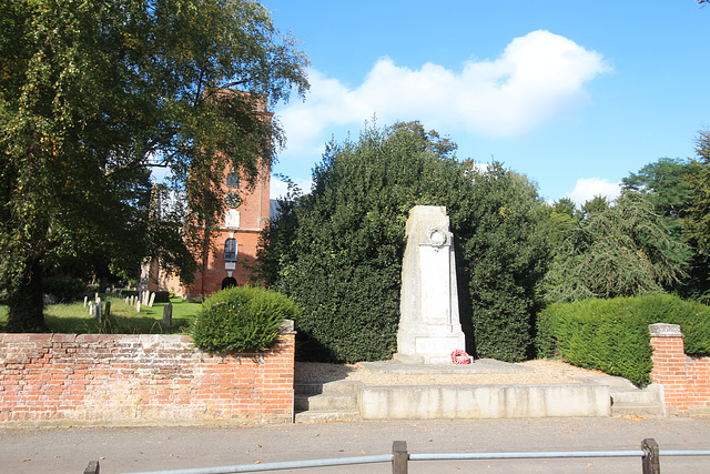 War Memorial, Grundisburgh, Suffolk
