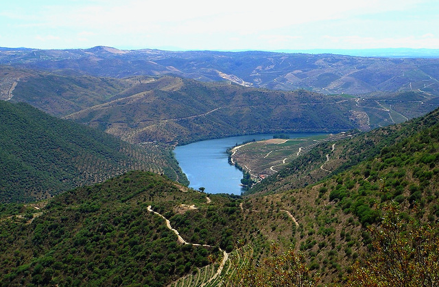 Landscape in border, Barca de Alva