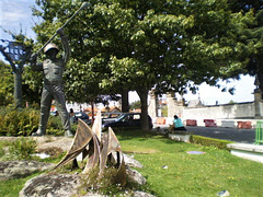 Monument to the fireman.
