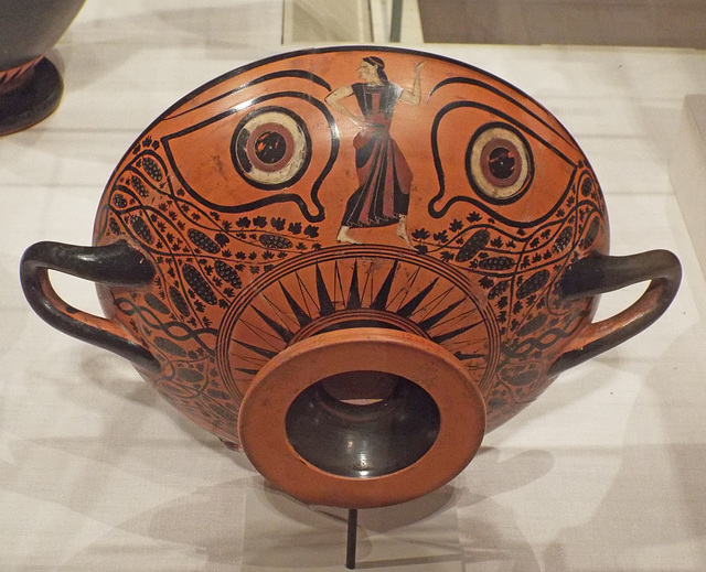 Terracotta Kylix- Eyecup with a Dancing Woman in the Metropolitan Museum of Art, April 2017