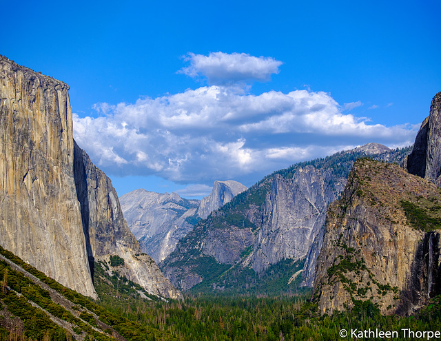 Yosemite Valley View of Half Dome
