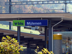 Bahnhof Mülenen im Kandertal 692 m.ü.M. ( CH )