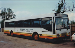 Former Trans Island Bus Services (Singapore) TIB 398K at a workshop near Pampisford, UK – 17 Jun 1997 (360-09)