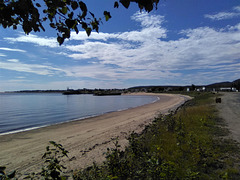 North coast blue beach   (Québec)