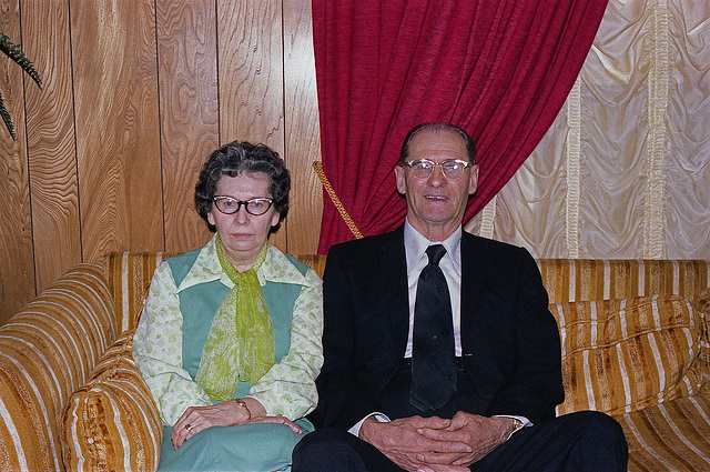Grandma and Grandpa Harrelson