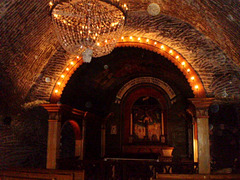 Chapel in underground gallery.