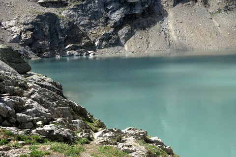 Lac de l'Eychauda (Parc national des Ecrins, Hautes-Alpes)