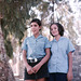 Two smiling  Israelí school girls