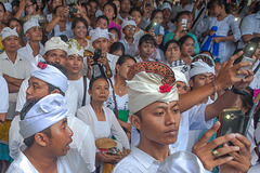 Onlooker at the Pengrebongan ceremony