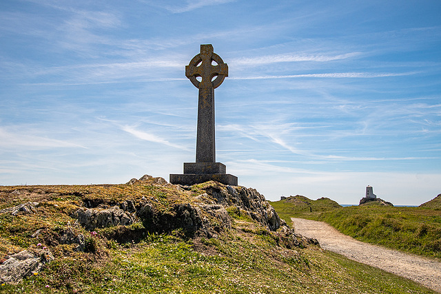 Celtic cross, Llanddwyn island