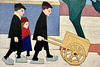 Laren 2023 – Singer Museum – Three FIgures with A Handcart