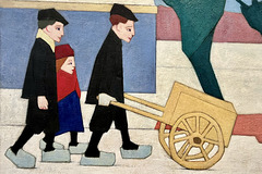 Laren 2023 – Singer Museum – Three FIgures with A Handcart