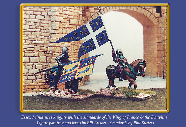 Knights with Standards of the King of France & the Dauphin