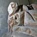 sheviock church, cornwall (25)lapdog with bells on its collar at the feet of the effigy of emmeline dawney +1371