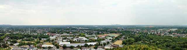 Panoramablick vom Tetraeder auf der Halde Beckstraße