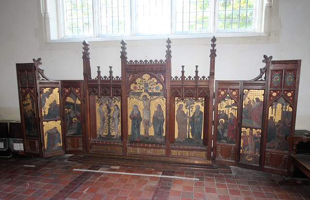 Former Reredos, St Mary and St Peter's Church, Kelsale, Suffolk