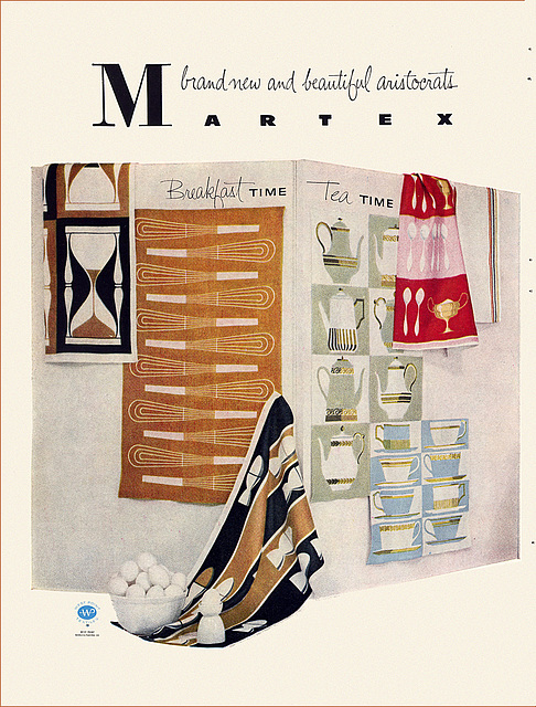 Martex Dish Towel Ad (2), 1957
