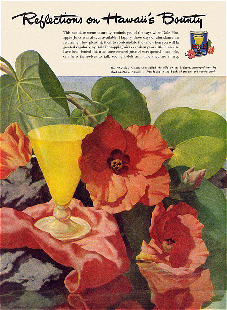 Dole Pineapple Juice Ad, 1946