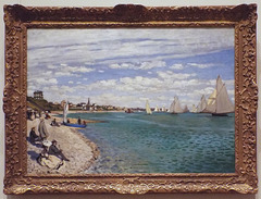 Regatta at Sainte-Adresse by Monet in the Metropolitan Museum of Art, July 2018