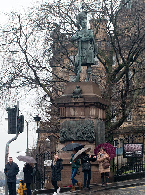 Edinburgh Black Watch Boer War memorial (#0431)
