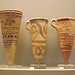 Group of 3 Rhyta in the National Archaeological Museum in Athens, June 2014