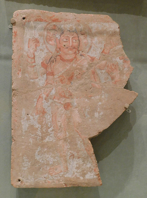 Panel Fragment with Shiva Oesho in the Metropolitan Museum of Art, August 2019