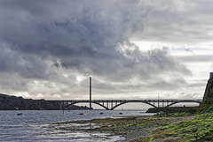 Ballade bretonne : Pont de l'Iroise sur l'Elorn