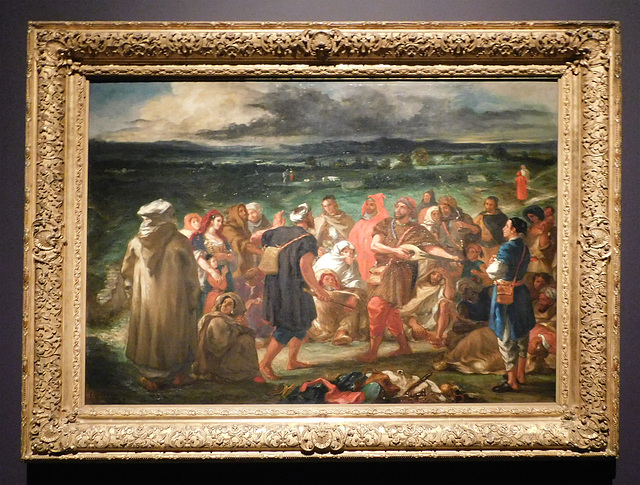 Arab Players by Delacroix in the Metropolitan Museum of Art, January 2019