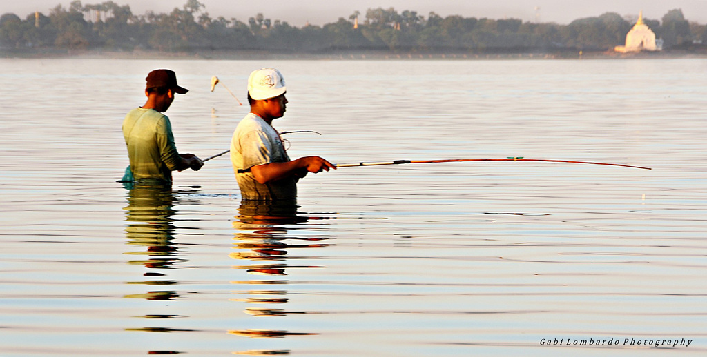 fishermans at Amarapura / Myanmar