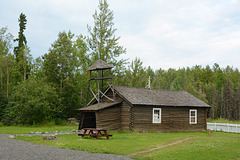 Alaska, Russian Orthodox Wooden Church in Eklutna